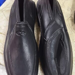 Black Rubber Formal Shoe 8