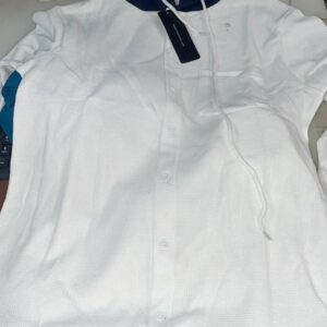 Self Design Men white TShirt size m