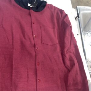 Self Design Men Maroon TShirt size m