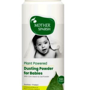 Mother Sparsh Plant Powered TalcFree Baby Powder With Cornstarch Oat Powder 100 Gm