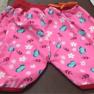 Floral Printed Short For Kid Girls Pink Size S
