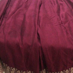 Libas Embroidered Plazzo For Women Maroon Size Xl