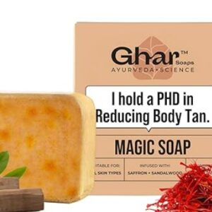 Ghar Soaps Magic Soap Saffron And Sandalwood Soap 100G