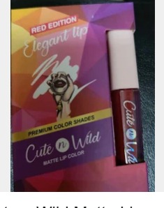 Cute N Wild Matte Lip Color Red Edition 2Ml X 4Pcs