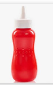 Gluman Red Sauce Bottle Squeeze 750Ml