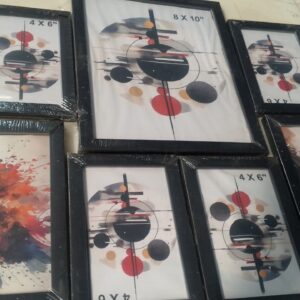 Photo Frame For Wall 4X6 Inch 4Pc 5X7 Inch 2Pc And 8X10 1Pc Set Of 7