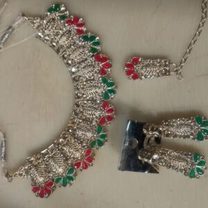 Silver Plated Necklace Set For Women