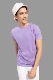 TShirt For Men Colour Lavender Size Xl