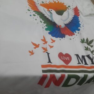 Boys Printed T Shirt White Size 26