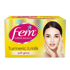 Fem Best Creme Bleach Turmeric And Milk Soft Glow 8G X 12N