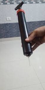 Football Air Pump Black Red 1 Pc