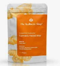 The Wellness Shop 5 Minutes Painless Turmeric Facial Wax 100G