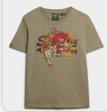 Superdry Vl Tokyo Relaxed Fit T Shirt Green For Women Size L