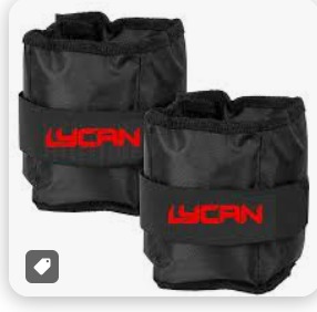 Lycan Wrist Ankle Weights 500G Pack Of 2