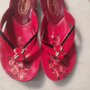 Red Color Slipper For Kids Size 12 Pack Of 2