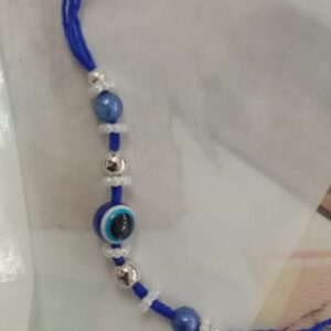 Blue Thread Evil Eye Rakhi 5Pcs