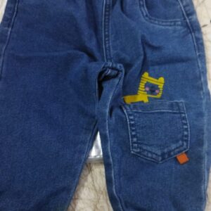 Blue Colour Jeans Pant Size 9 To 12 Months