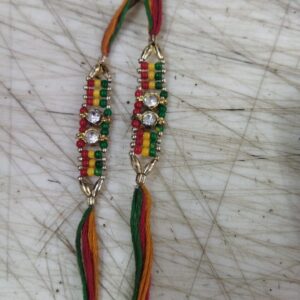 Multicolor Designer Rakhi Set Of 2
