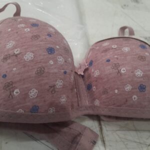 Womens Cotton Padded Bra Size 34 Pink