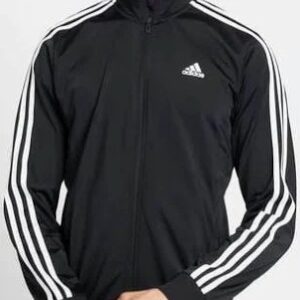 Adidas Black M 3S Tt Tric Jacket Size M