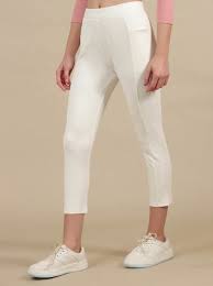 Elleven White Winter Tights Women Size L