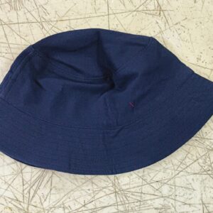 Zayzoo Solid Unisex Cotton Classic Packable Beach Bucket Sun Navy Blue Hat