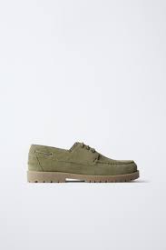 Suede Deck Brown Shoes Size 46