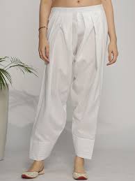 White Colour Salwar For Women Size M