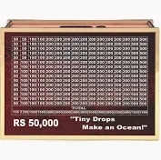 Karni Craft Wooden Money Saving Box 50000 Goal