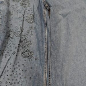 Zara Women Floral Blue Jeans Size 34