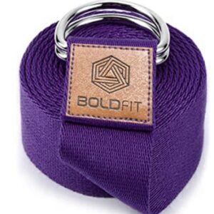 Boldfit Purple Solid Stretching Yoga Belt