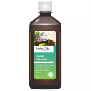 Axiom Mukti Gold Hair Wash Shampoo 400Ml