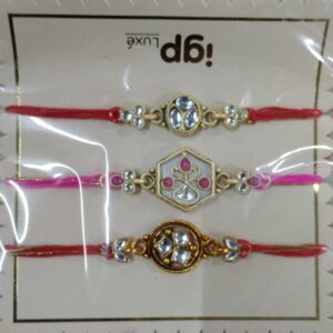 Beautiful Rakhi For Brother 3Pcs