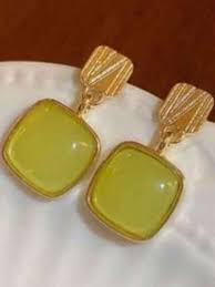 Fashion Add To Cart Buy Now 1 Similar Products Korean Style Imitation Jade Green Stone Stud Earring For Girls And Woman Korean Style Imitation Jade Green Stone Stud Earring