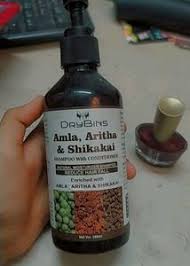 Drybins Amla Reetha Shikakai Shampoo With Conditioner 250Ml
