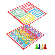 Ludo Snakes And Ladders Mat Game