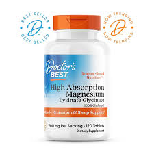 DoctorS Best High Absorption Magnesium 100 Mg 120 Tabs