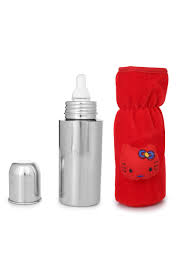 Stainless Steel Baby Feeding Bottle Infant Milk Bottle With Bottle Cover