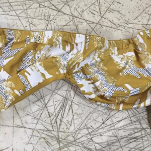 Women Non Padded Stylish Yellow Print TShirt Bra 36