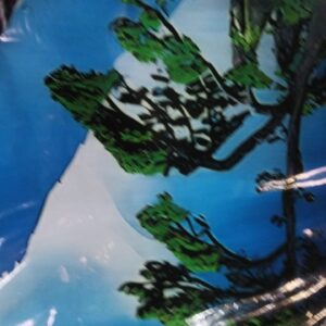 Sky Blue Color Printed Wallpaper 5 Meter