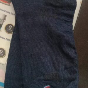 Navy Blue Cotton Ankle Length Socks For Men