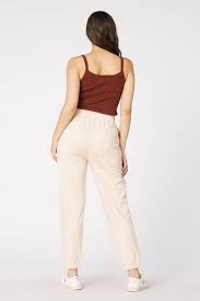 Overlays Beige Track Pant For Women Size 36