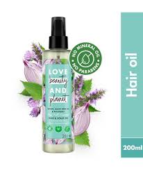 Love Beauty Planet Onion Black Seed Patchouli Hair Oil Care Stronger Controls Hair Fall 200Ml