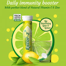 Escorts Effervescent Tablets Lime And Lemon Flavor 20 Tablets