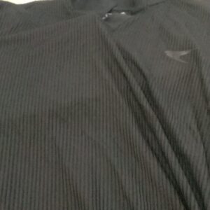 Performax Black Striped Polo T Shirt For Men Size M