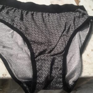 Womens Cotton Panty Black Size Xl