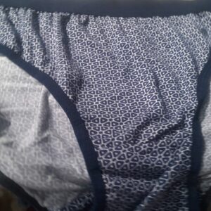 Womens Printed Panty Blue Size Xl