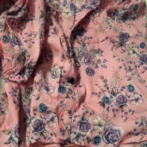 Pink Printed Long Top For Women Size Xl