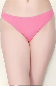 Pink Color Women Panty Size L
