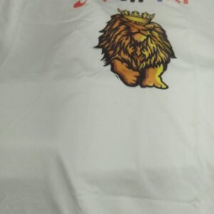 White Color Mens Printed T Shirt Size M